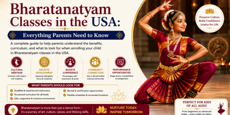 Bharatanatyam Classes in the USA for kids and beginners at Yuva Dance Academy