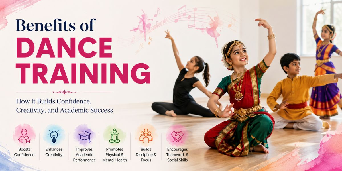 The Benefits of Dance Training include improved fitness, confidence, creativity, and academic performance.