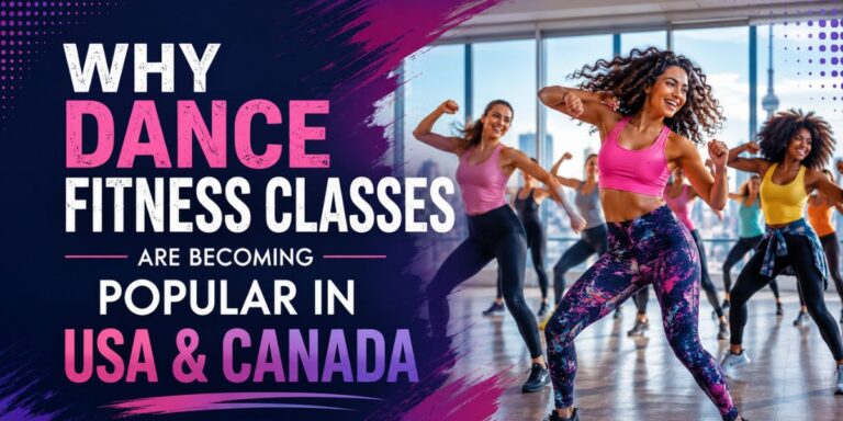 Dance Fitness Classes with students learning Indian dance in USA